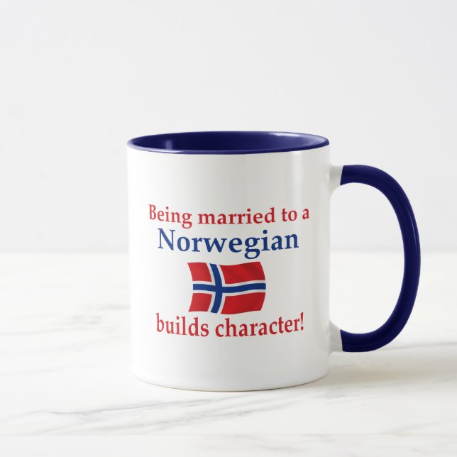 Caneca O norueguês constrói o caráter (Direita)