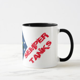Caneca ø O USMC do batalhão do tanque agride