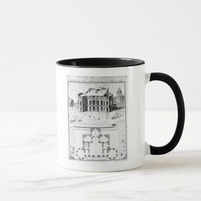 Caneca O obervatório real em Paris, 1741 (Direita)