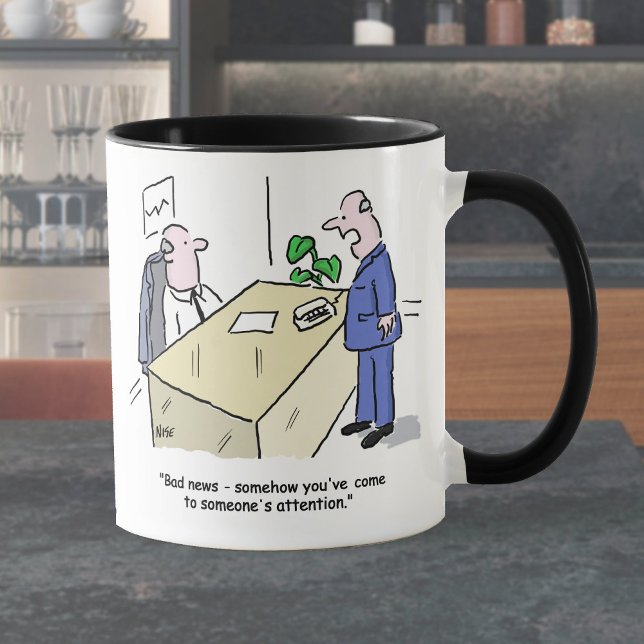 Caneca O Office Worker é notado por alguém (Criador carregado)