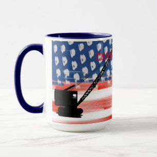 Caneca O OPERADOR de GUINDASTE IGUALA MFIC completamente