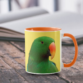 Caneca O Orador Verde Eclectus Parrot