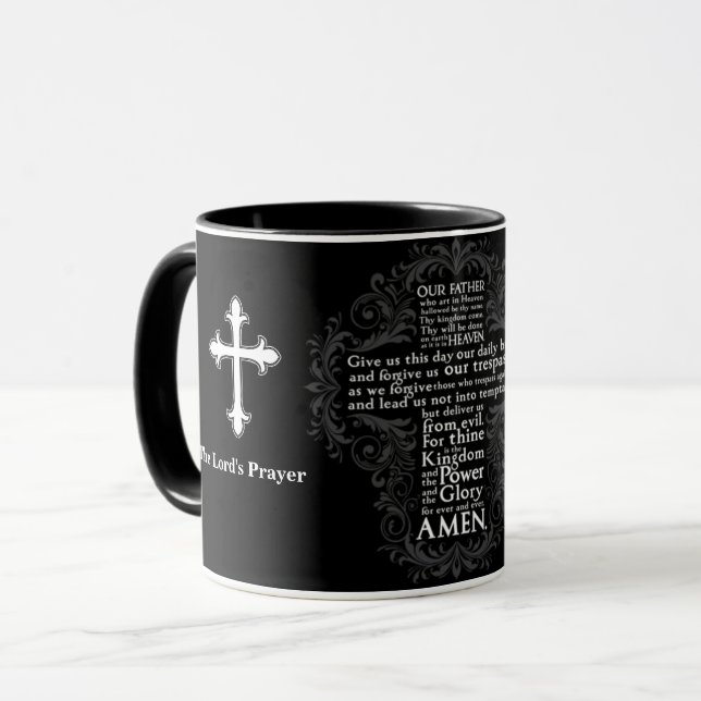 Caneca O Pai Nosso (Frente Esquerda)