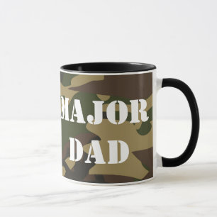 Caneca O pai principal, forças armadas de Camo gena