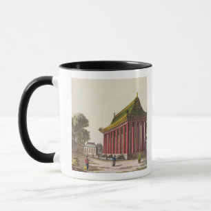 Caneca "O palácio europeu" em Yuen-Ming-Yuan, illustrat