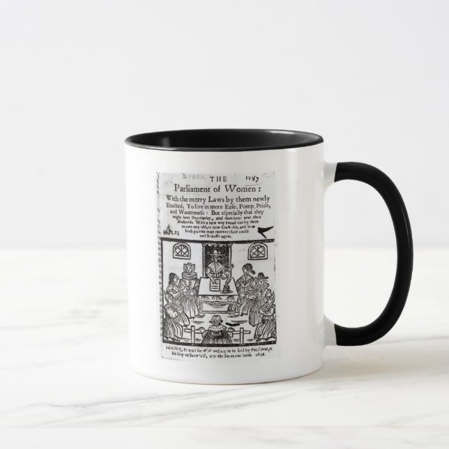 Caneca O parlamento das mulheres, 1656 (Direita)