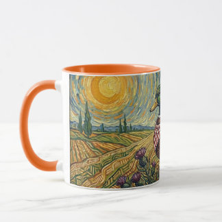 Caneca o pato no habitat