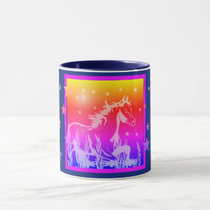 Caneca O pequeno pônei doce, rosa