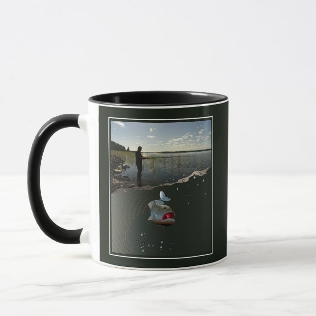Caneca O pescador ​ ​ ​ ​ ​ ​. Pesca feliz (Esquerda)