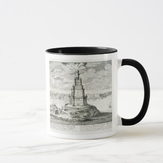 Caneca O Pharos de Alexandria, chapeia 9 'de Entwurf ei (Direita)