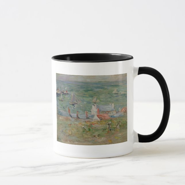 Caneca O porto de Gorey no jérsei, 1886 (Direita)