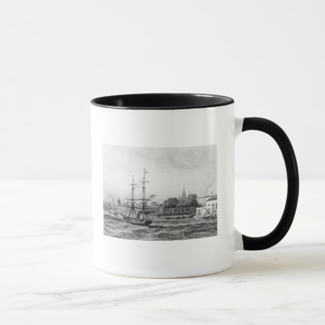 Caneca O porto de Nova Orleães (Direita)