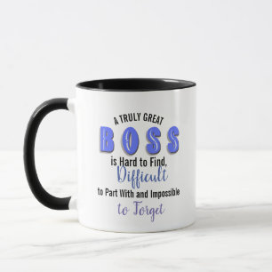 Caneca o presente da apreciação do chefe um chefe