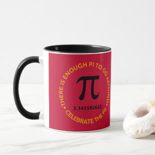 Caneca O professor Matemática, comemora o Pi