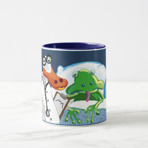 Caneca O Quack, ou o Doutor Duck faz as rondas