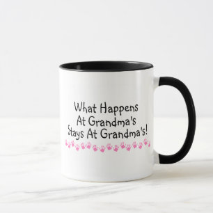 Caneca O que acontece em estadas das avós em avós