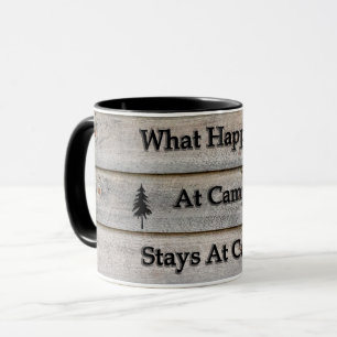 Caneca O que acontece em estadas do acampamento no