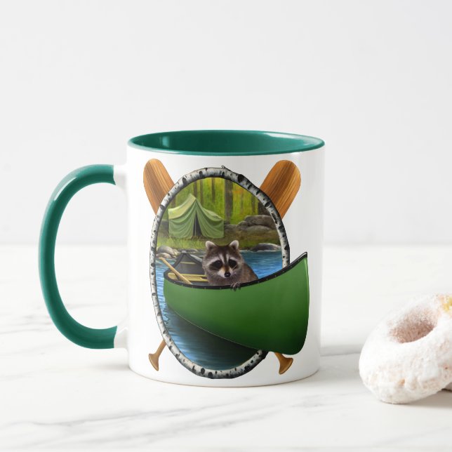Caneca O Que Acontece Na Aventura Do Lago Raccoon (Com Donut)