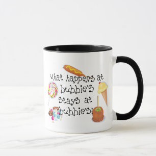 Caneca O que acontece nas ESTADAS de Bubbie em Bubbie