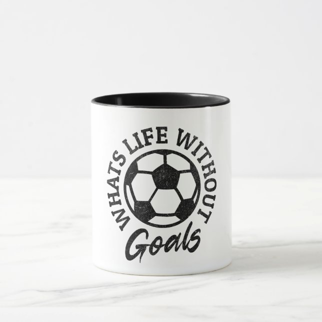 Caneca O que é a Vida Sem Metas – Minimalismo Motivaciona (Centro)