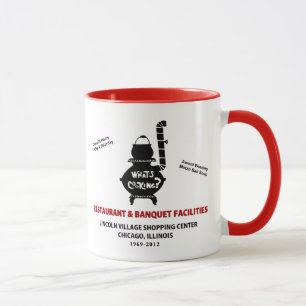 Caneca O que está cozinhando o restaurante, vila Chicago