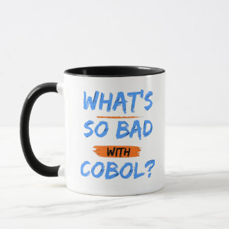 Caneca O que há de tão ruim com Cobol?