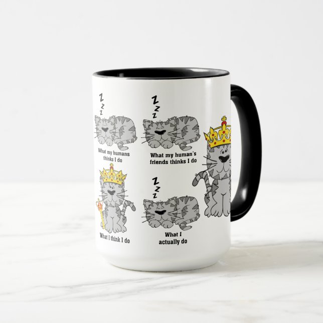 Caneca O Que O Gato Acha Engraçado (Frente Esquerda)