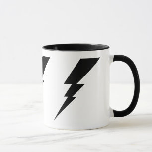 Caneca O Raio Negro Do Relâmpago É O Mug.