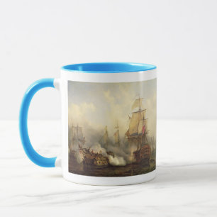 Caneca O Redoutable em Trafalgar, o 21 de outubro de 1805