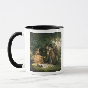 Caneca O Repast do pescador (óleo em canvas)
