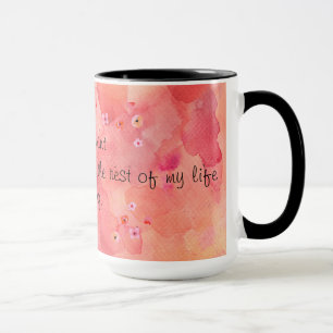 Caneca O resto da minha vida rindo de 15 oz Ringer Mug