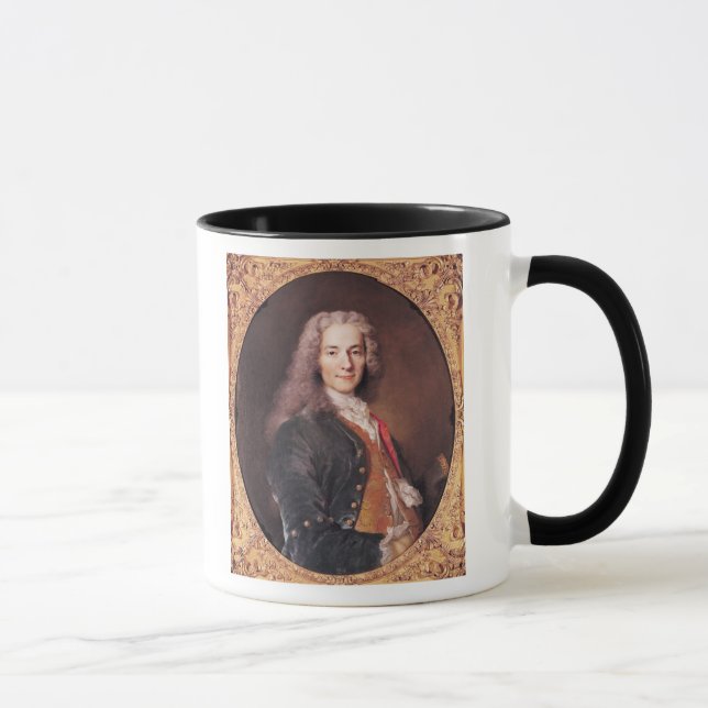 Caneca O retrato de Voltaire envelheceu 23, 1728 (Direita)