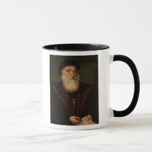 Caneca O retrato presumiu ser de Vasco da Gama c.1524