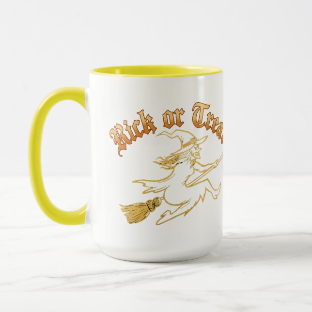 Caneca O Rick amarelo ou a caneta de tratamento (Esquerda)