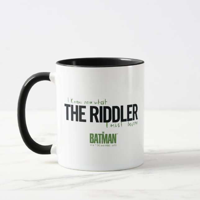 Caneca O Riddler - Eu Sei O Que Devo Me Tornar (Esquerda)