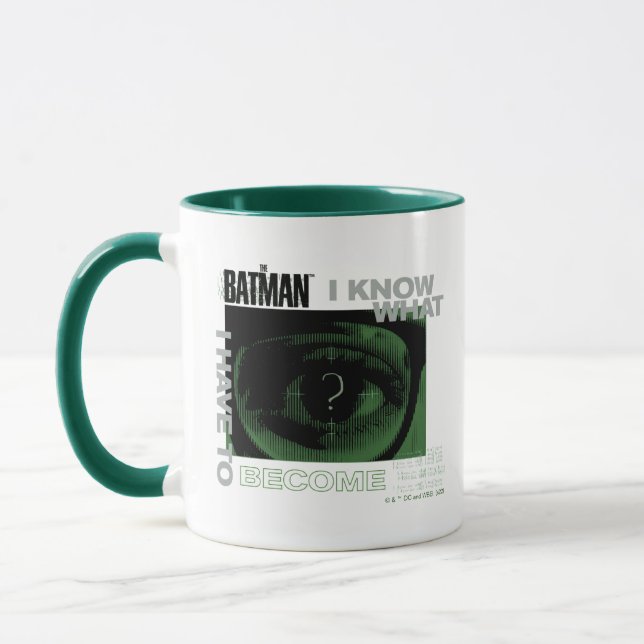 Caneca O Riddler "Eu Sei O Que Tenho Que Me Tornar" (Esquerda)