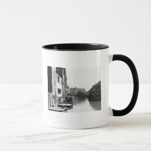 Caneca O rio Gera em Erfurt, Thiringia, c.1910