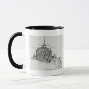 Caneca O Salão Philadelphfia do carpinteiro