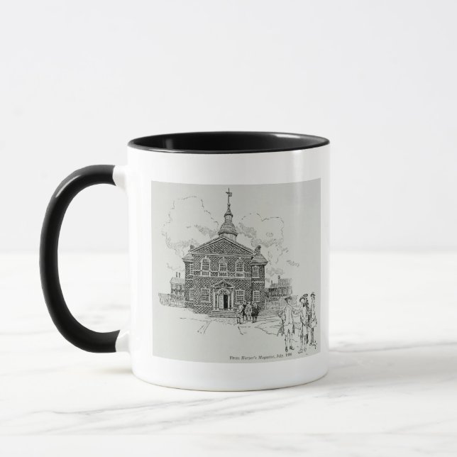 Caneca O Salão Philadelphfia do carpinteiro (Esquerda)