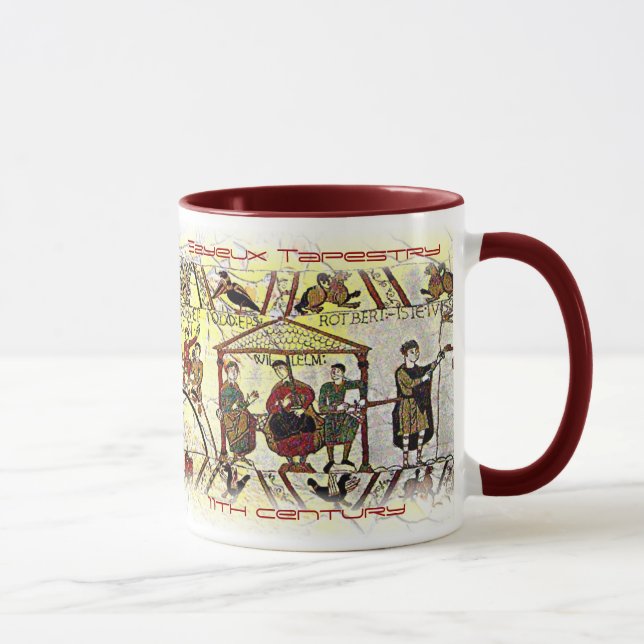 Caneca O século de Bayeux Tapestry-11th (Direita)