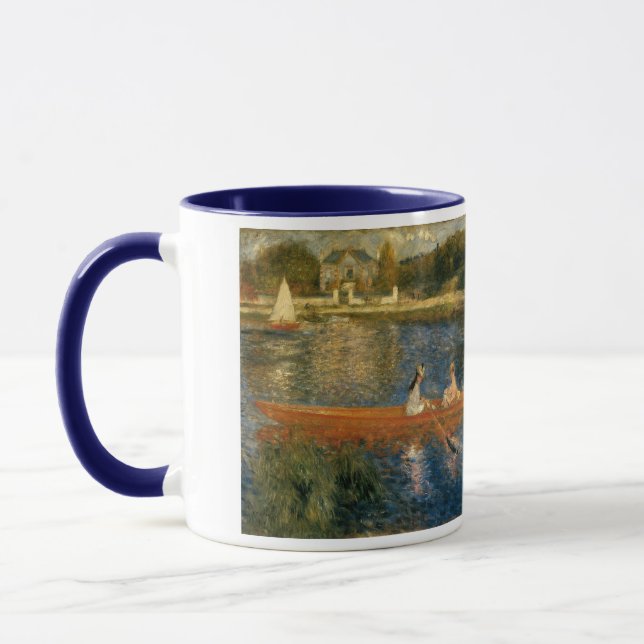 Caneca O Seine de Renoir em Asnières (o Skiff) Ca 1879 (Esquerda)