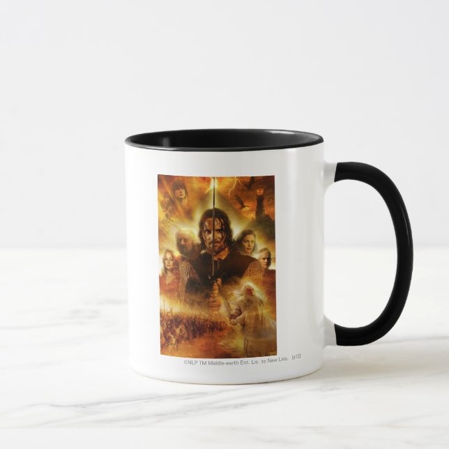 Caneca O SENHOR DOS ANÉIS: ROTK Aragorn Movie Poster (Direita)