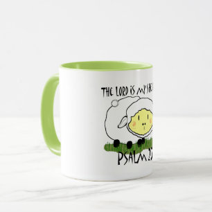 Caneca O SENHOR é meu pastor Salmo 23 Camiseta infantil -