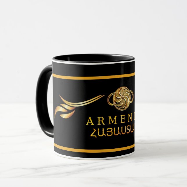 Caneca O Sinal de Eternidade Armênio Mug (Frente Esquerda)