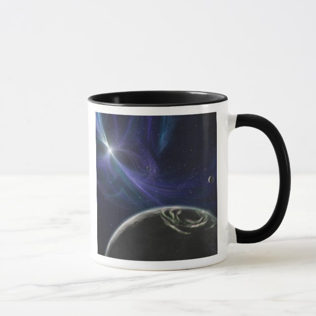 Caneca O sistema do planeta pulsar (Direita)