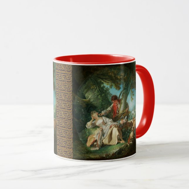 Caneca O Sono Interrompido por François Boucher (Frente Esquerda)