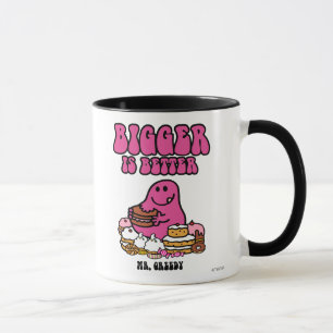 Caneca O Sr. Ávido   mais grande é melhor