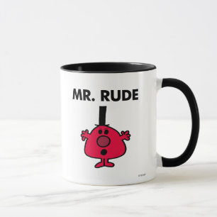 Caneca O Sr. Rude Vermelho-Enfrentou a raiva