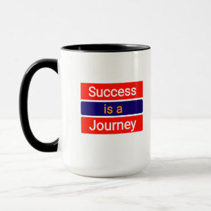 Caneca O sucesso é uma jornada - motivacional