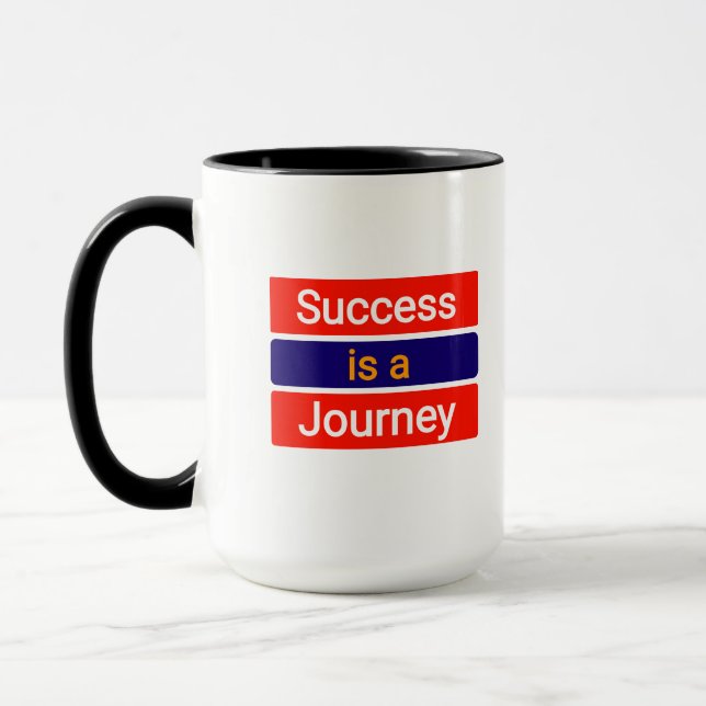 Caneca O sucesso é uma jornada - motivacional (Esquerda)